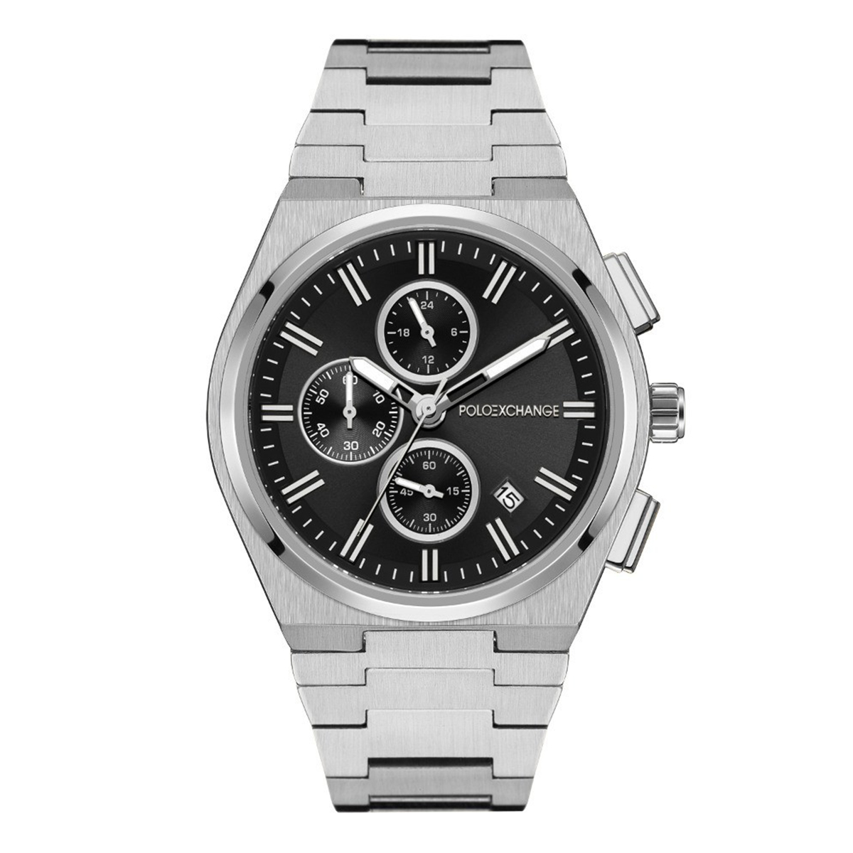 MONTRE POLOEXCHANGE HOMME M.FONCTION ACIER